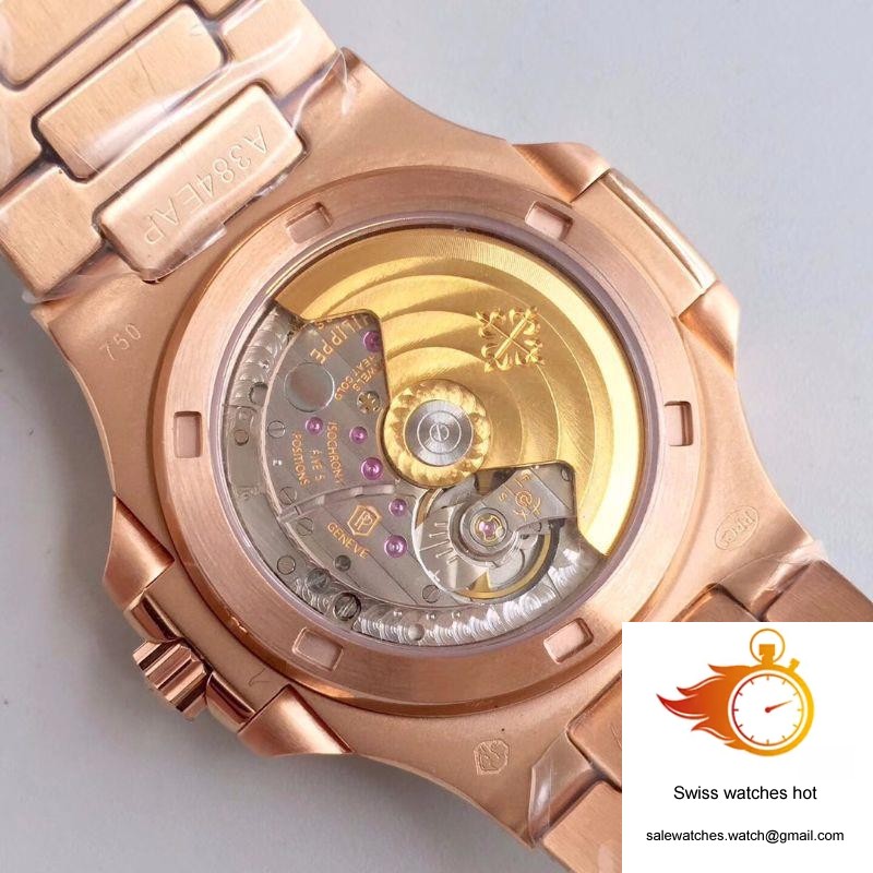 Patek Philippe Nautilus Jumbo 5719/1G-001 Rose Gold Diamonds Dial 7 Patek Philippe Nautilus Jumbo 5719/1G-001 Rose Gold Diamonds Dial 7