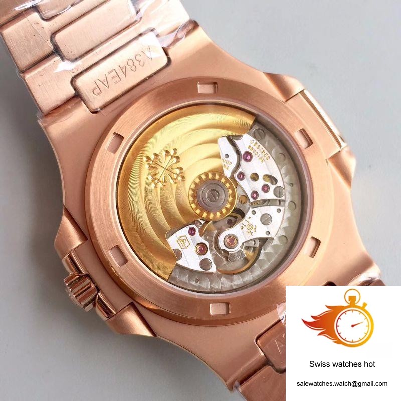 Patek Philippe Nautilus Jumbo 5719/10G-010 Rose Gold Full Diamond Dial 7 Patek Philippe Nautilus Jumbo 5719/10G-010 Rose Gold Full Diamond Dial 7