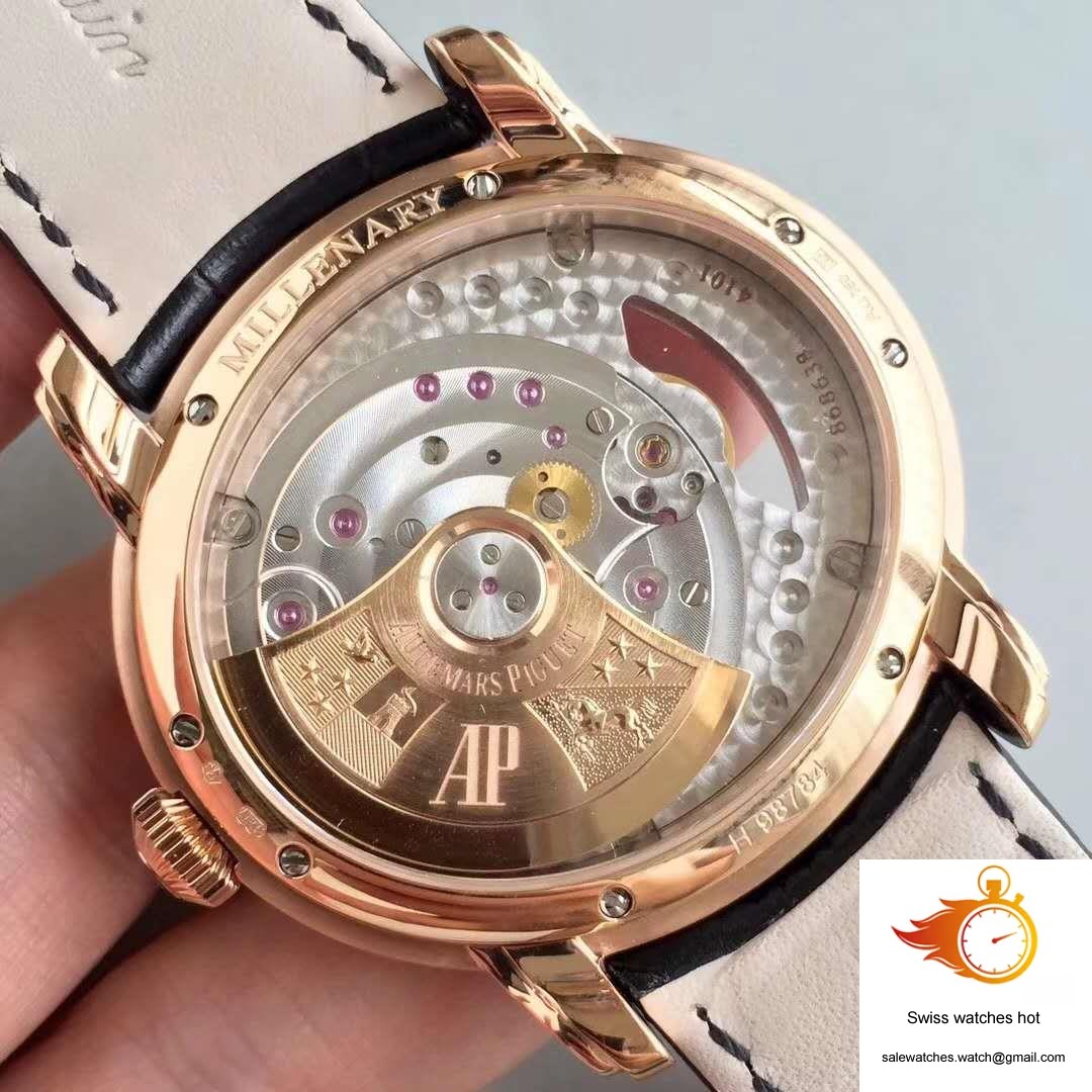 Audemars Piguet Royal Millenary 4101 15350OR.OO.D093CR.01 V9 Factory Skeleton Dial 7 Audemars Piguet Royal Millenary 4101 15350OR.OO.D093CR.01 V9 Factory Skeleton Dial 7