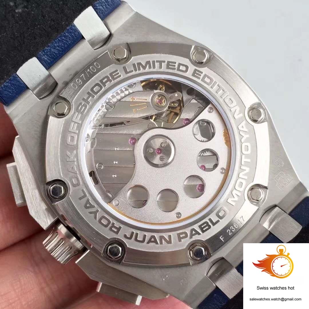 Audemars Piguet Royal Oak Offshore Juan Pablo Montoya 26030PO.OO.D001IN.01 JF Factory V2 Blue Dial 7 Audemars Piguet Royal Oak Offshore Juan Pablo Montoya 26030PO.OO.D001IN.01 JF Factory V2 Blue Dial 7