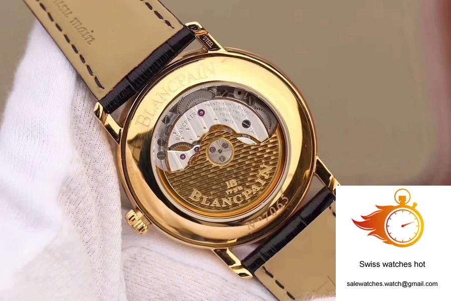 Blancpain Villeret Ultraplate 6651-1127-55B ZF Factory Black Dial 7 Blancpain Villeret Ultraplate 6651-1127-55B ZF Factory Black Dial 7