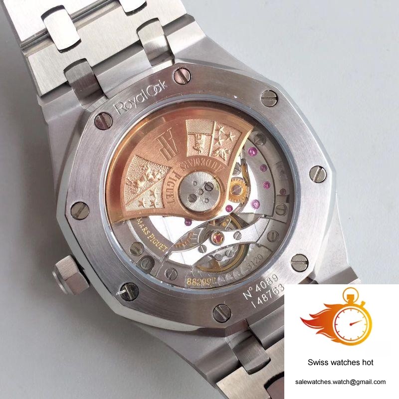 Audemars Piguet Royal Oak Frosted Gold 37MM 15454 OM Factory Black Dial 7 Audemars Piguet Royal Oak Frosted Gold 37MM 15454 OM Factory Black Dial 7