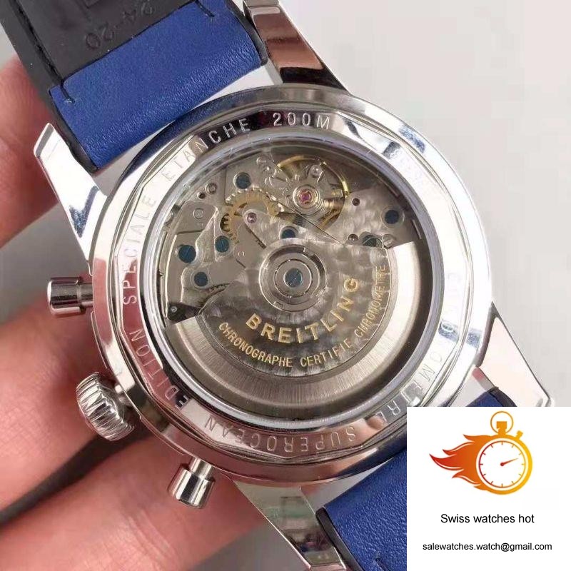 Breitling Superocean Heritage II Chronograph 44 AB0162161C1A1 GF Factory Blue Dial 7 Breitling Superocean Heritage II Chronograph 44 AB0162161C1A1 GF Factory Blue Dial 7