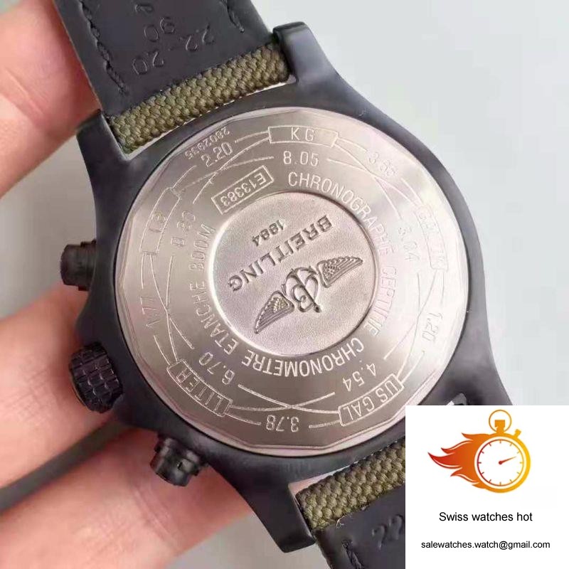 Breitling Avenger II USA Military Limited Edition M133715N GF Factory Fiber Dial 7 Breitling Avenger II USA Military Limited Edition M133715N GF Factory Fiber Dial 7