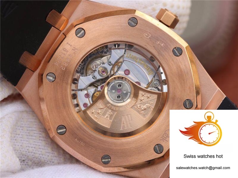 Audemars Piguet Royal Oak 15400OR.OO.D002CR.01 JF Factory Black Dial 7 Audemars Piguet Royal Oak 15400OR.OO.D002CR.01 JF Factory Black Dial 7