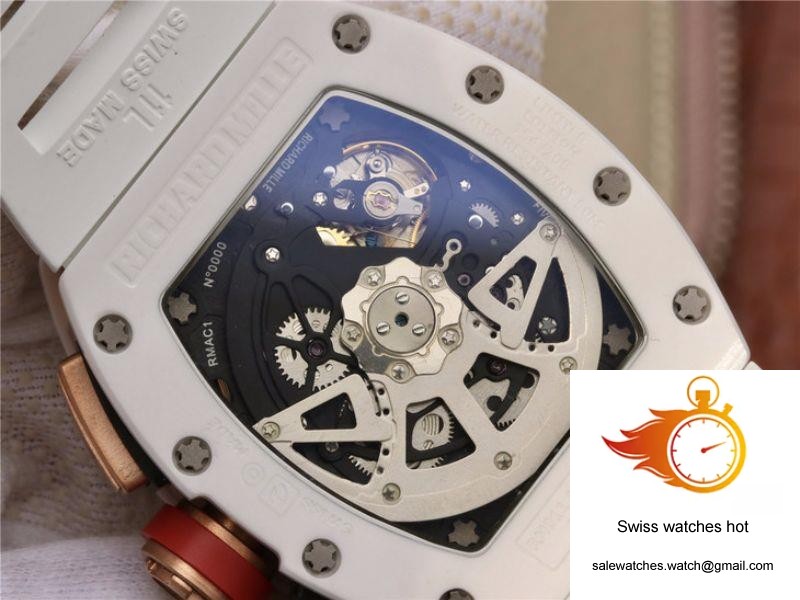 Richard Mille RM011 Felipe Massa Flyback Dubai Chronograph KV Factory Crystal Dial 7 Richard Mille RM011 Felipe Massa Flyback Dubai Chronograph KV Factory Crystal Dial 7