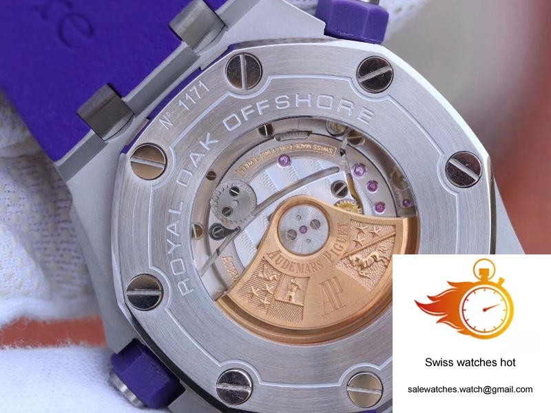 Audemars Piguet Royal Oak Offshore Diver 15710ST.OO.A077CA.01 Purple Dial 7 Audemars Piguet Royal Oak Offshore Diver 15710ST.OO.A077CA.01 Purple Dial 7