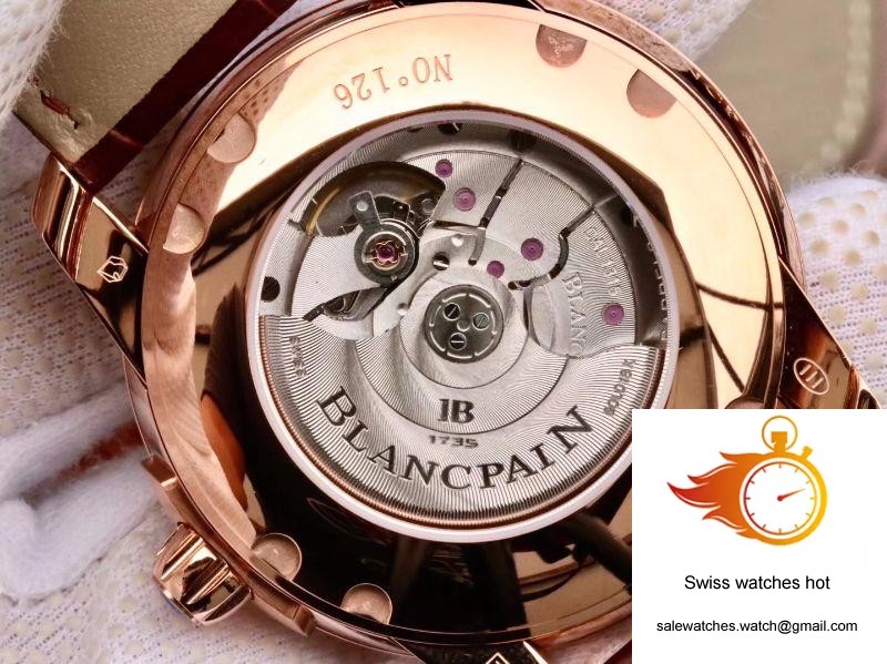 Blancpain L-EVOLUTION 8805-1134-53B Rose Gold Case Black Dial 7 Blancpain L-EVOLUTION 8805-1134-53B Rose Gold Case Black Dial 7