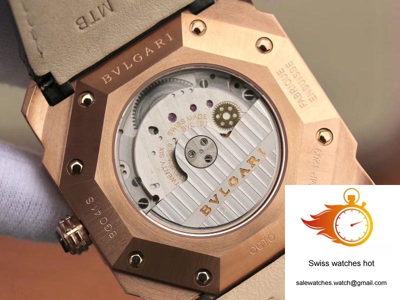 Bvlgari Octo Solotempo 102485 BG041BBSPGVD Black Dial 7 Bvlgari Octo Solotempo 102485 BG041BBSPGVD Black Dial 7