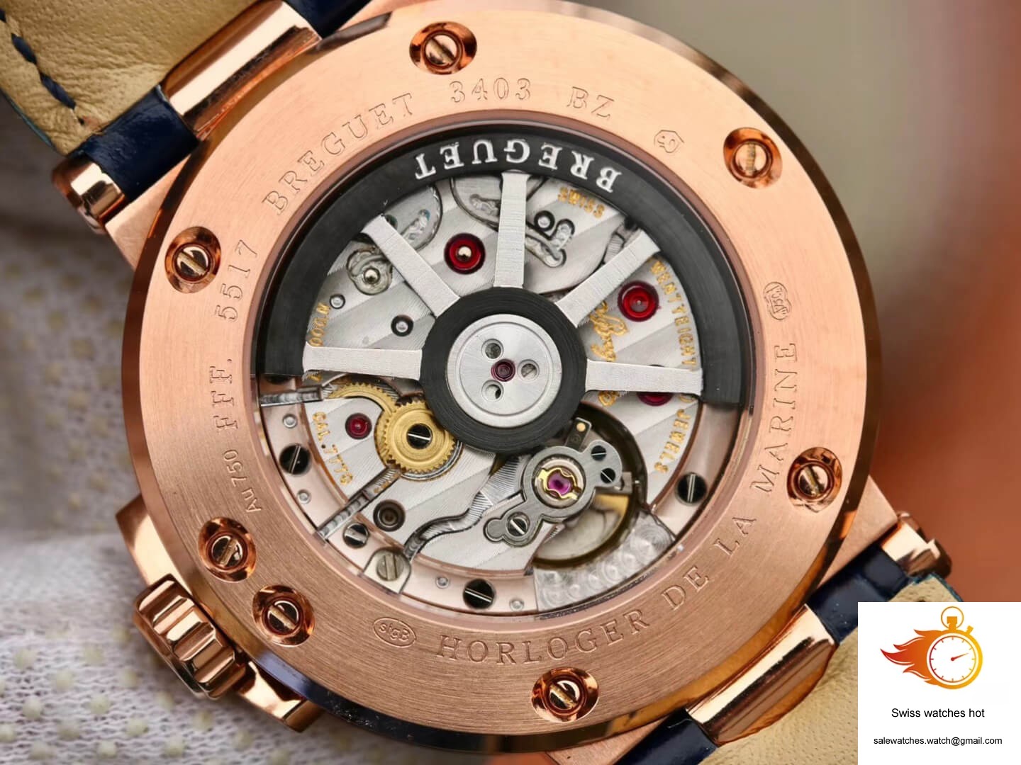 Breguet Marine 5517 V9 Factory Rose Gold Blue Dial 7 Breguet Marine 5517 V9 Factory Rose Gold Blue Dial 7
