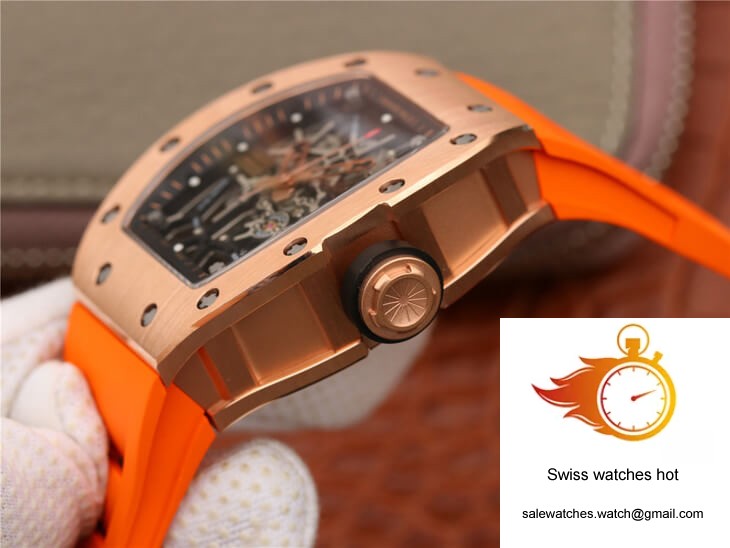 Richard Mille RM035 Americas KV Factory Rose Gold Orange Strap 7 Richard Mille RM035 Americas KV Factory Rose Gold Orange Strap 7