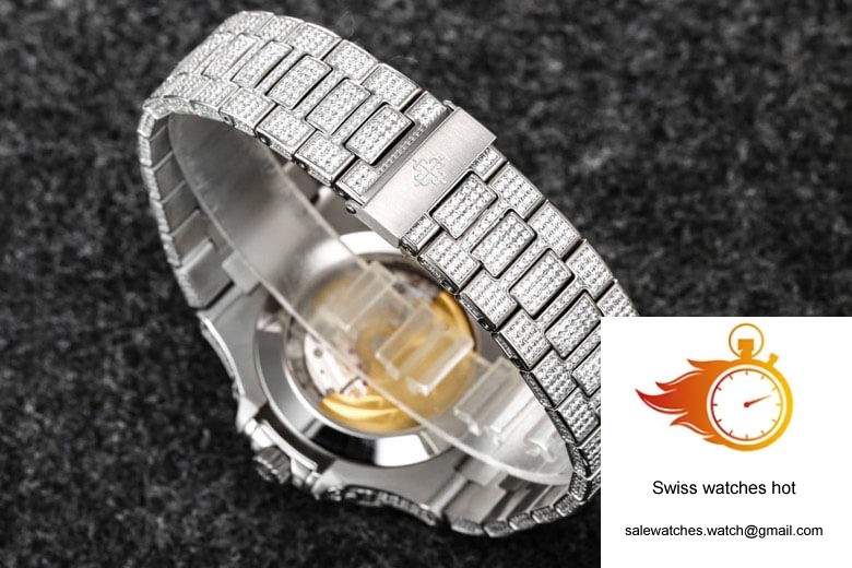 Patek Philippe Nautilus 5726 R8 Factory Gypsophila Diamond White Dial 8 Patek Philippe Nautilus 5726 R8 Factory Gypsophila Diamond White Dial 8
