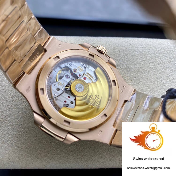 Patek Philippe Nautilus PPF Factory Rose Gold White Dial 8 Patek Philippe Nautilus PPF Factory Rose Gold White Dial 8