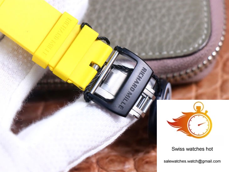 Richard Mille RM35-02 ZF Factory Yellow Rubber Strap 8 Richard Mille RM35-02 ZF Factory Yellow Rubber Strap 8