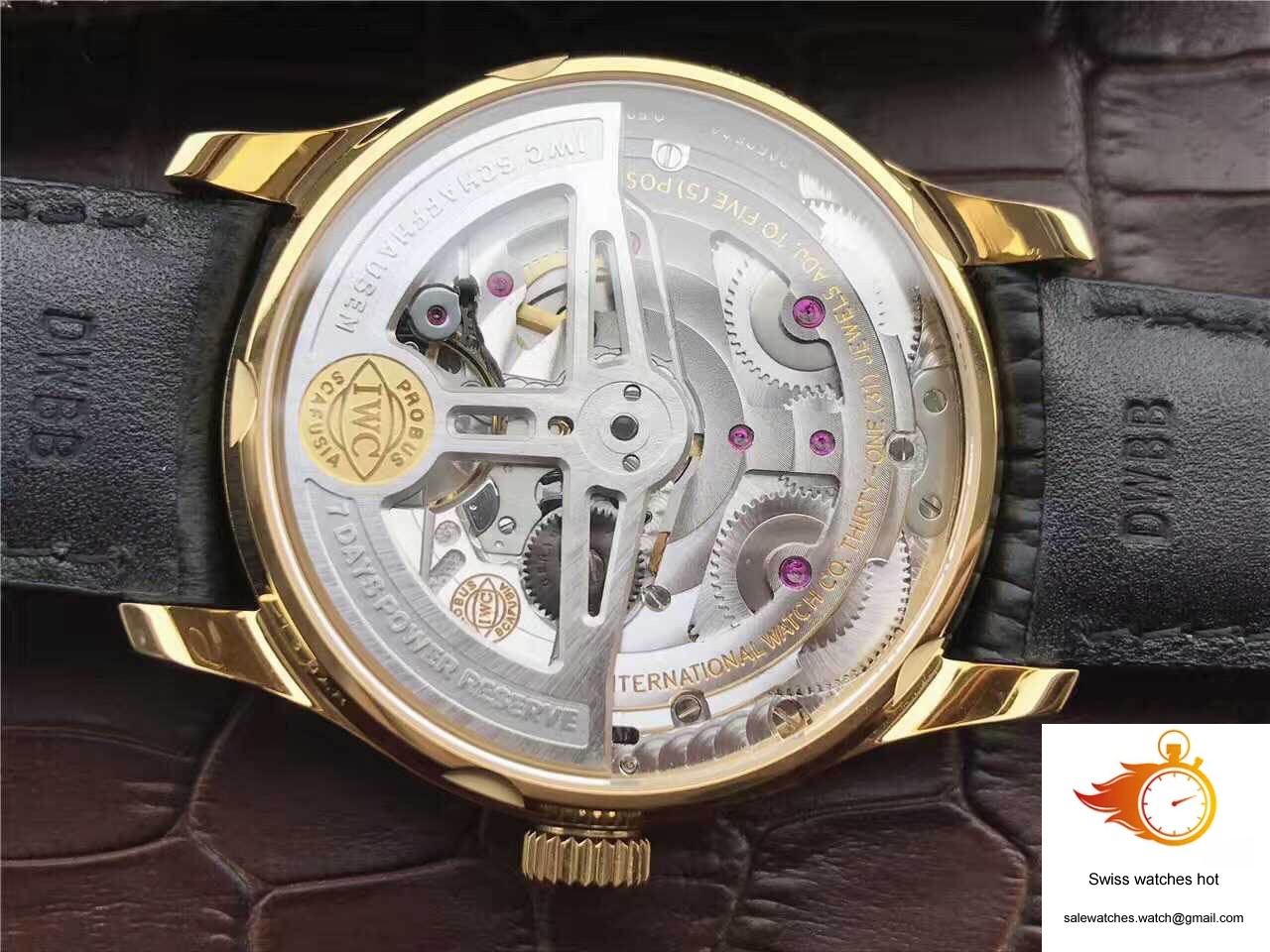 IWC Portugieser IW500101 ZF Factory Yellow Gold Case 8 IWC Portugieser IW500101 ZF Factory Yellow Gold Case 8