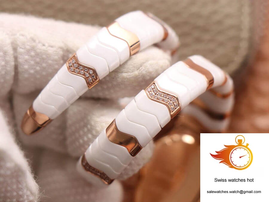 Bvlgari Serpenti 102202 BV Factory Rose Gold White Dial 8 Bvlgari Serpenti 102202 BV Factory Rose Gold White Dial 8