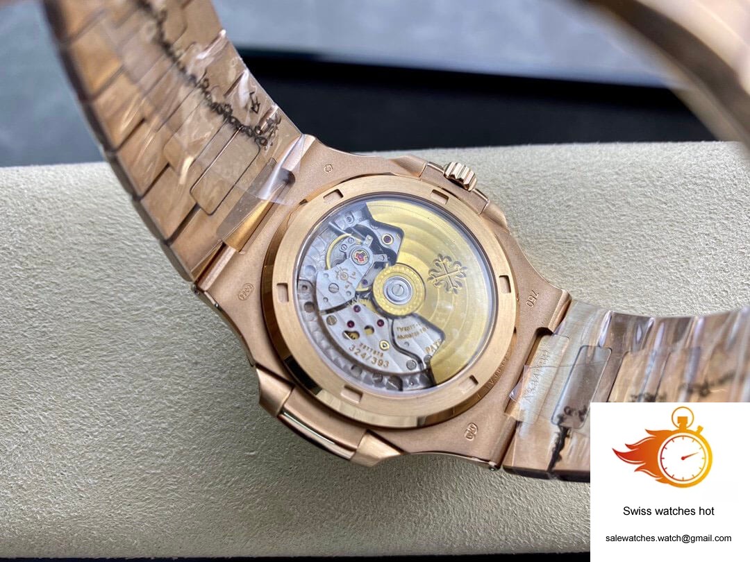Patek Philippe Nautilus 5711/1R-001 GR Factory V2 Rose Gold Brown Gradient Dial 8 Patek Philippe Nautilus 5711/1R-001 GR Factory V2 Rose Gold Brown Gradient Dial 8