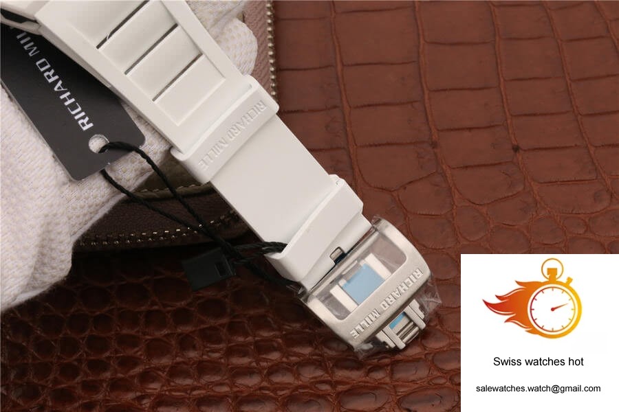 Richard Mille RM055 KV Factory White Ceramic Case 8 Richard Mille RM055 KV Factory White Ceramic Case 8