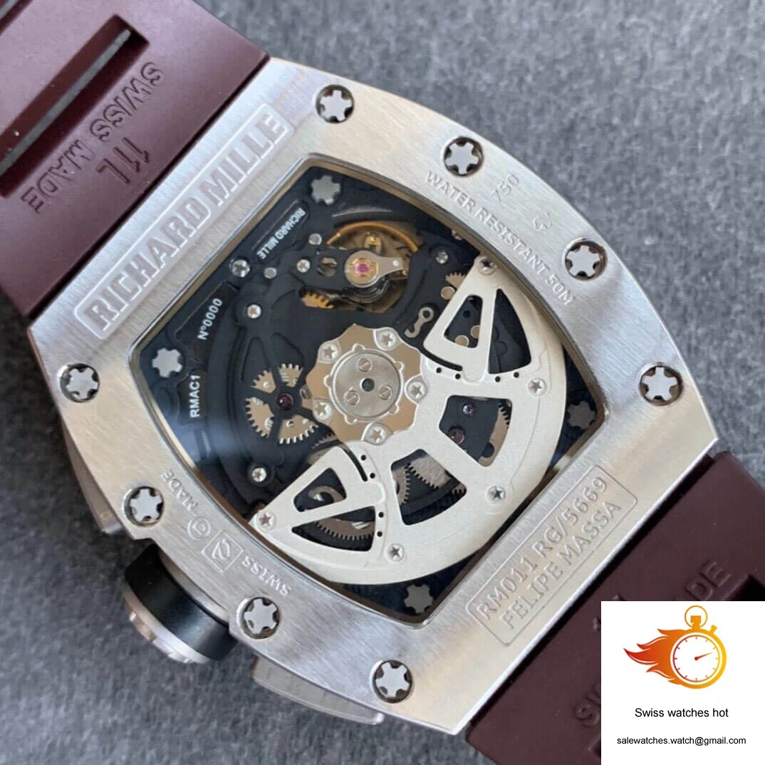 Richard Mille RM11 KV Factory Titanium Brown Strap 8 Richard Mille RM11 KV Factory Titanium Brown Strap 8