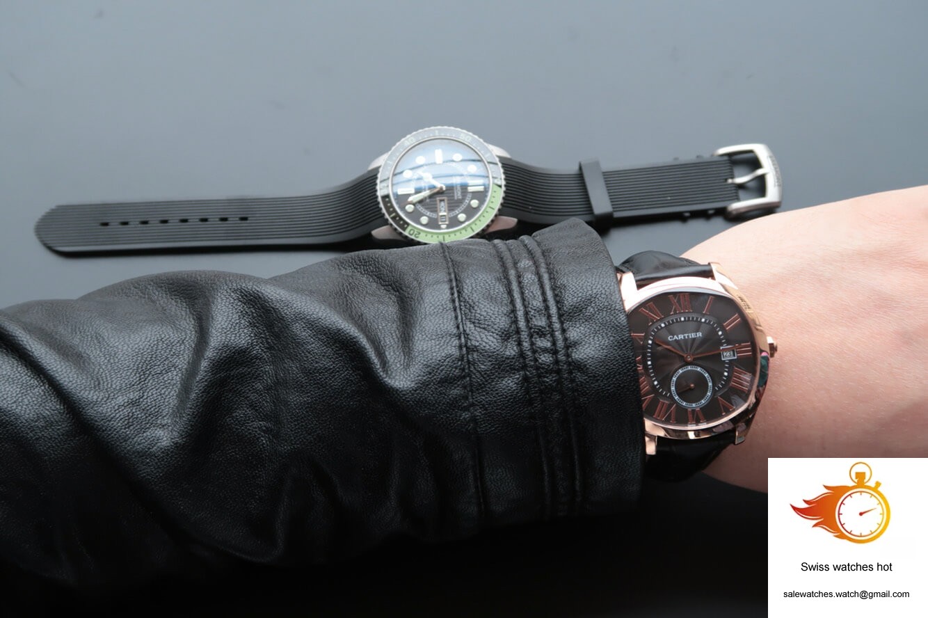 Drive De Cartier WGNM0004 V6 Factory Rose Gold Grey Dial 8 Drive De Cartier WGNM0004 V6 Factory Rose Gold Grey Dial 8