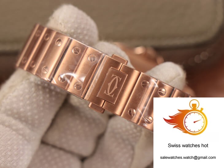 Cartier De Santos WSSA0010 BV Factory 18K Rose Gold White Dial 8 Cartier De Santos WSSA0010 BV Factory 18K Rose Gold White Dial 8
