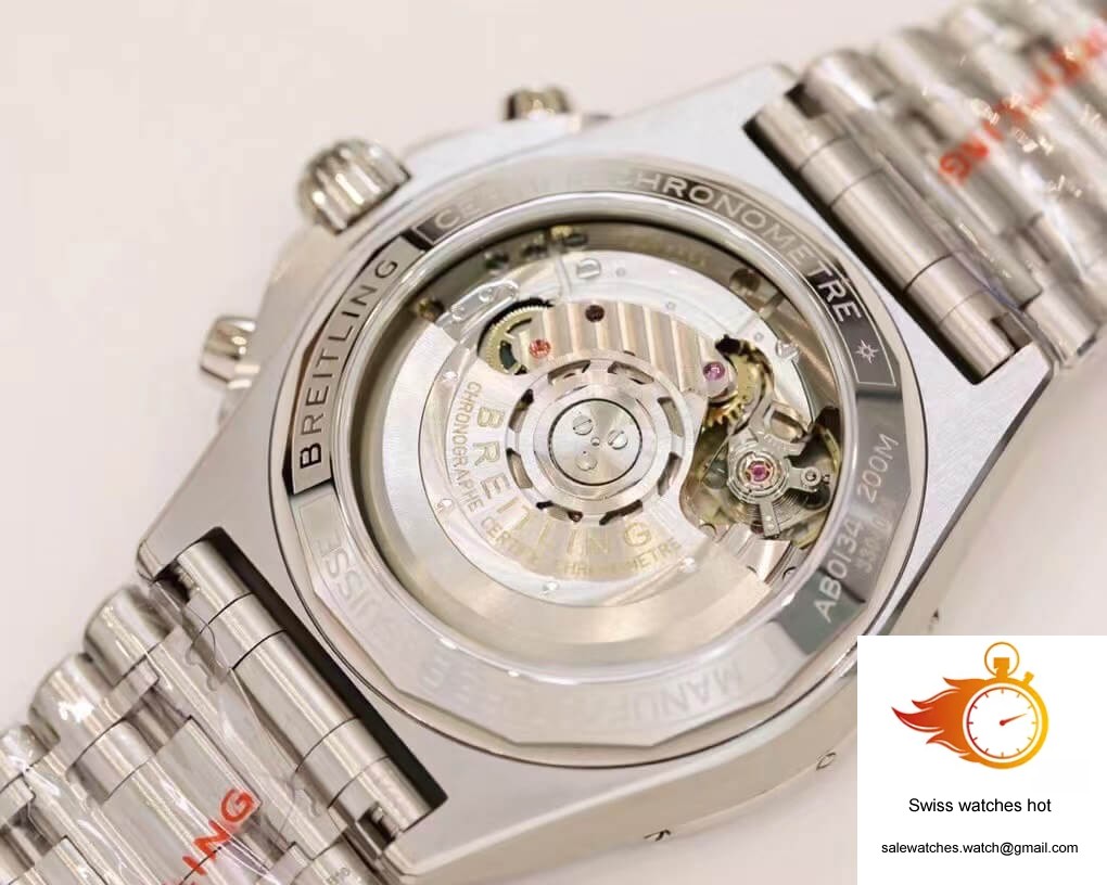 Breitling Chronomat AB0134101G1A1 GF Factory White Dial 8 Breitling Chronomat AB0134101G1A1 GF Factory White Dial 8