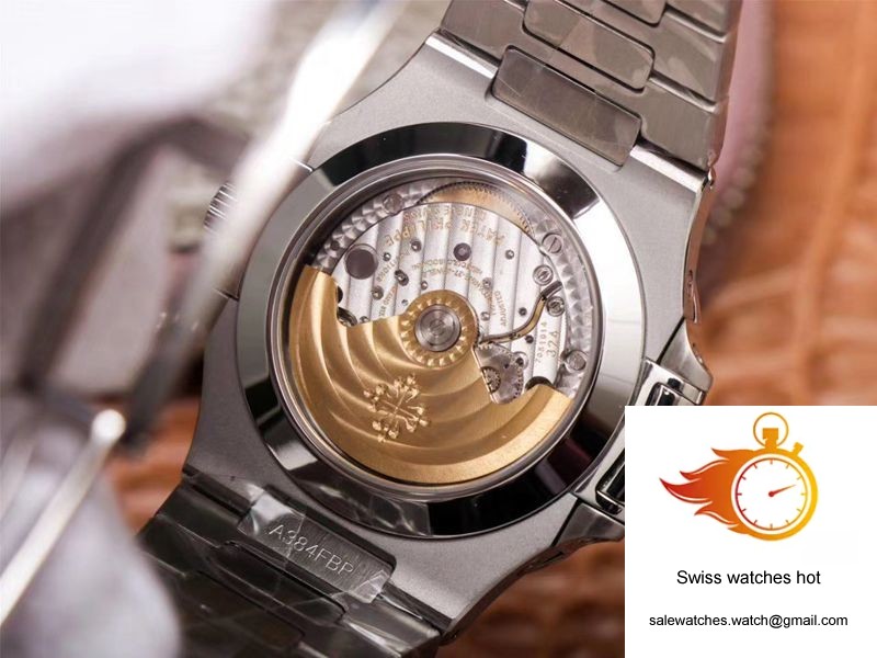 PF Factory Patek Philippe Nautilus 5726/1A-010 Moonphase Silver White Dial 8 PF Factory Patek Philippe Nautilus 5726/1A-010 Moonphase Silver White Dial 8