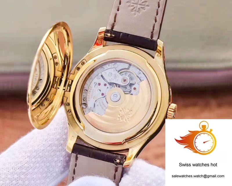 ZF Factory Patek Philippe Calatrava Yellow Gold 5227J-001 Flip Back Version 8 ZF Factory Patek Philippe Calatrava Yellow Gold 5227J-001 Flip Back Version 8