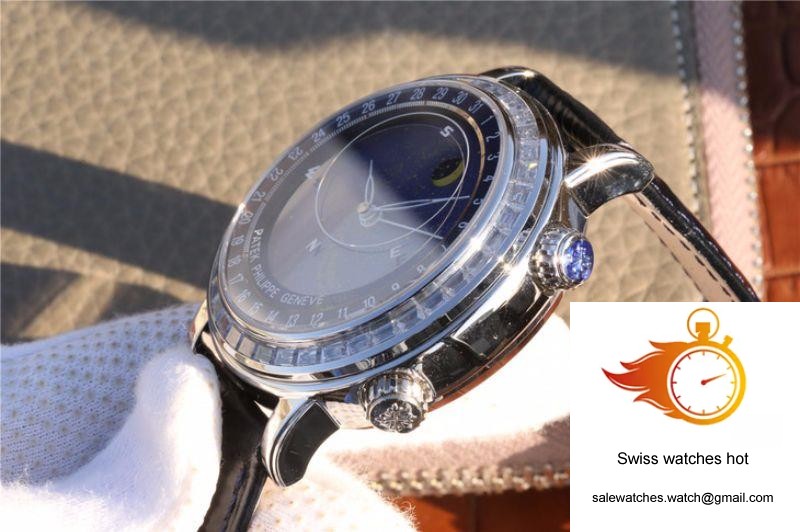Patek Philippe Grand Complications Sky Moon Celestial 6102P-001 TWA Factory Blue Dial 8 Patek Philippe Grand Complications Sky Moon Celestial 6102P-001 TWA Factory Blue Dial 8