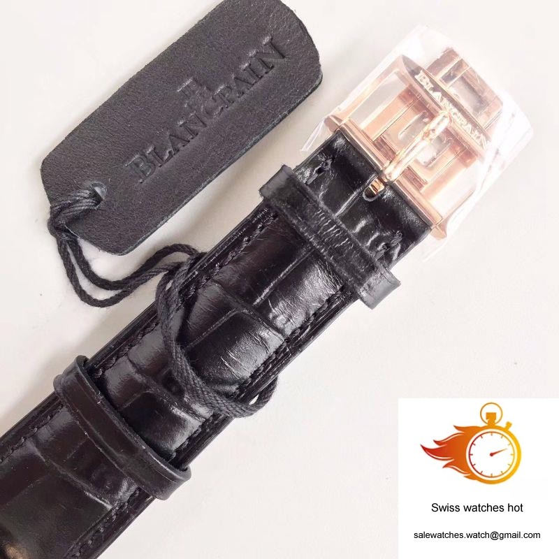 Blancpain Villeret 6654-3642-55B OM Factory White Dial 8 Blancpain Villeret 6654-3642-55B OM Factory White Dial 8