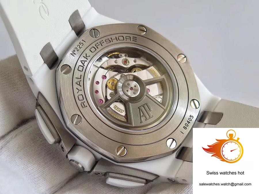 Audemars Piguet Royal Oak Offshore 26402CB.OO.A010CA.01 JF Factory V2 White Dial 8 Audemars Piguet Royal Oak Offshore 26402CB.OO.A010CA.01 JF Factory V2 White Dial 8