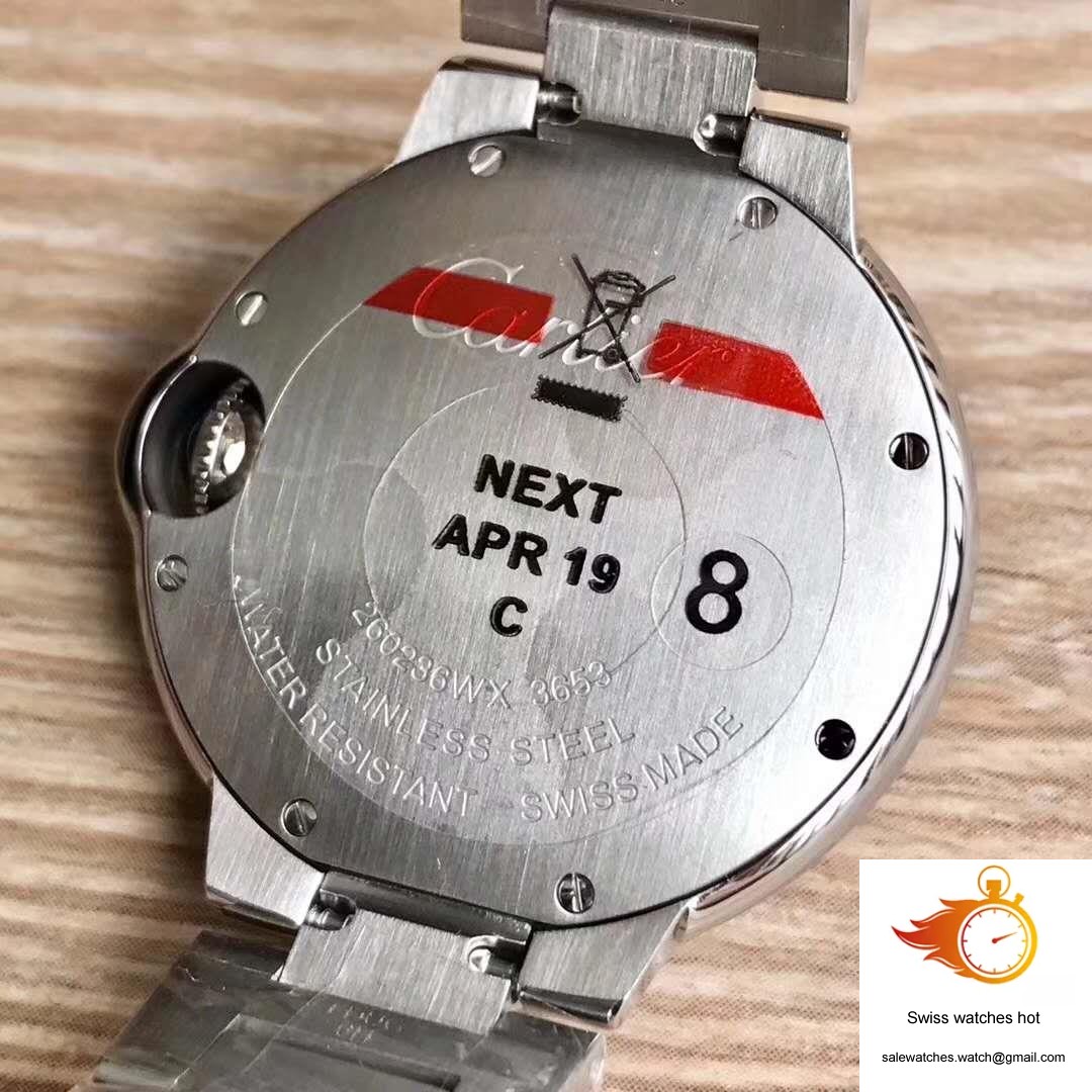 Ballon Bleu De Cartier W6920084 33MM V6 Factory Silver Dial 8 Ballon Bleu De Cartier W6920084 33MM V6 Factory Silver Dial 8