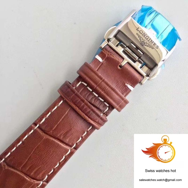 Longines Master Collection Moonphase Chronograph L2.673.4.78.3 JF Factory White Dial 8 Longines Master Collection Moonphase Chronograph L2.673.4.78.3 JF Factory White Dial 8