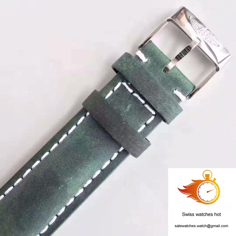 Breitling Avenger II Seawolf A1733110/BC30/435X/A20BASA.1 Green Leather Strap GF Factory Black Dial 8 Breitling Avenger II Seawolf A1733110/BC30/435X/A20BASA.1 Green Leather Strap GF Factory Black Dial 8