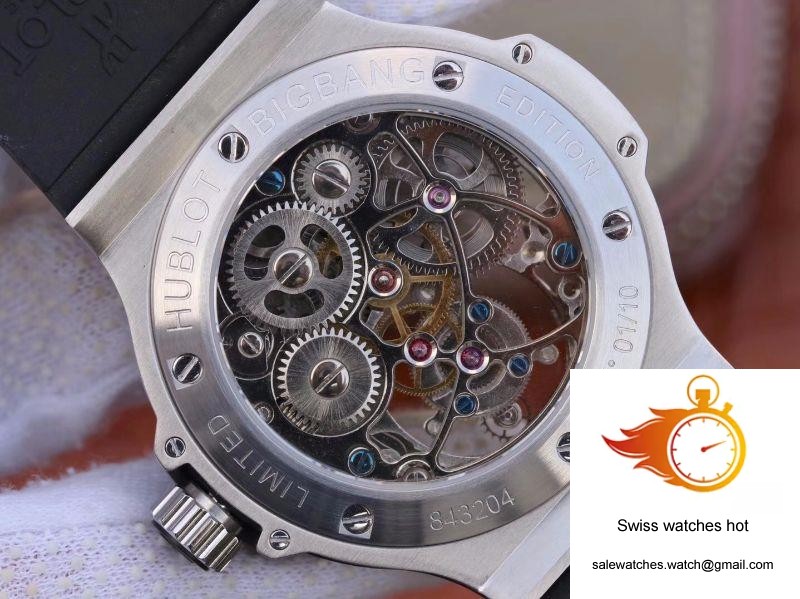 Hublot Big Bang Hollow Tourbillon Stainless Steel Case Skeleton Dial 8 Hublot Big Bang Hollow Tourbillon Stainless Steel Case Skeleton Dial 8