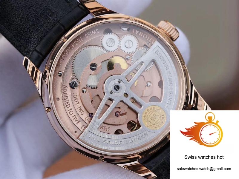 ZF Factory IWC Portuguese Tourbillon IW504210 18K Rose Gold Black Dial 8 ZF Factory IWC Portuguese Tourbillon IW504210 18K Rose Gold Black Dial 8