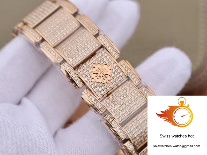 Patek Philippe Ladies Twenty-4 4908/50R-012 Rose Gold Diamond Dial 8 Patek Philippe Ladies Twenty-4 4908/50R-012 Rose Gold Diamond Dial 8
