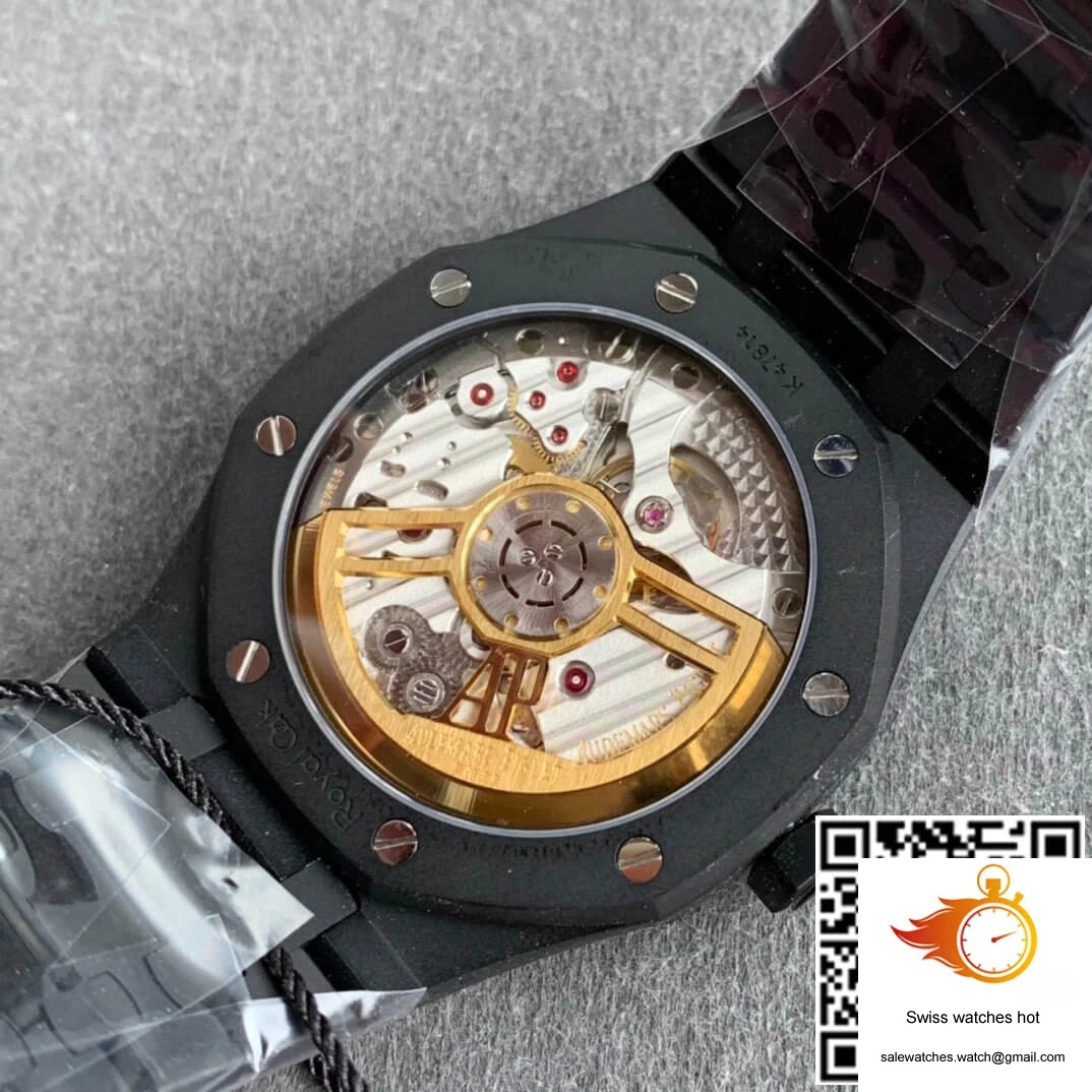 Audemars Piguet Royal Oak 15500 DLC Version ZF Factory Frosted Blue Dial 8 Audemars Piguet Royal Oak 15500 DLC Version ZF Factory Frosted Blue Dial 8