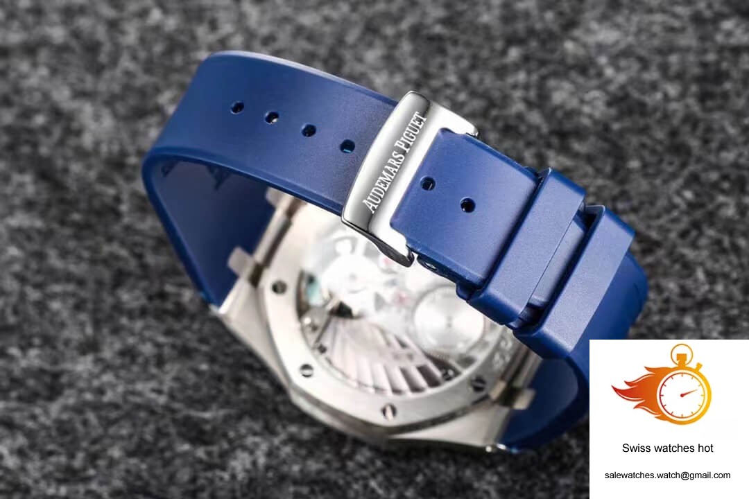 Audemars Piguet Royal Oak Tourbillon R8 Factory V3 Blue Strap 8 Audemars Piguet Royal Oak Tourbillon R8 Factory V3 Blue Strap 8