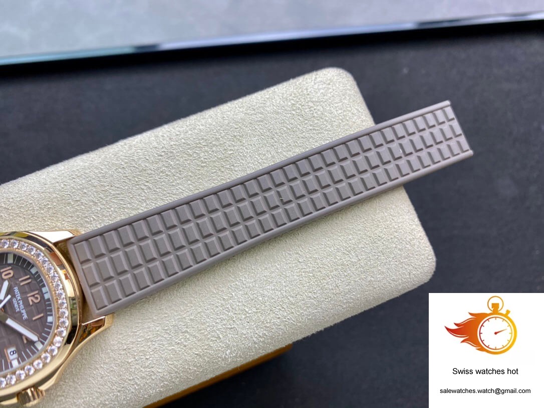 Patek Philippe Aquanaut Quartz Ladies 5067A PPF Factory Rose Gold Diamond-set Bezel 8 Patek Philippe Aquanaut Quartz Ladies 5067A PPF Factory Rose Gold Diamond-set Bezel 8