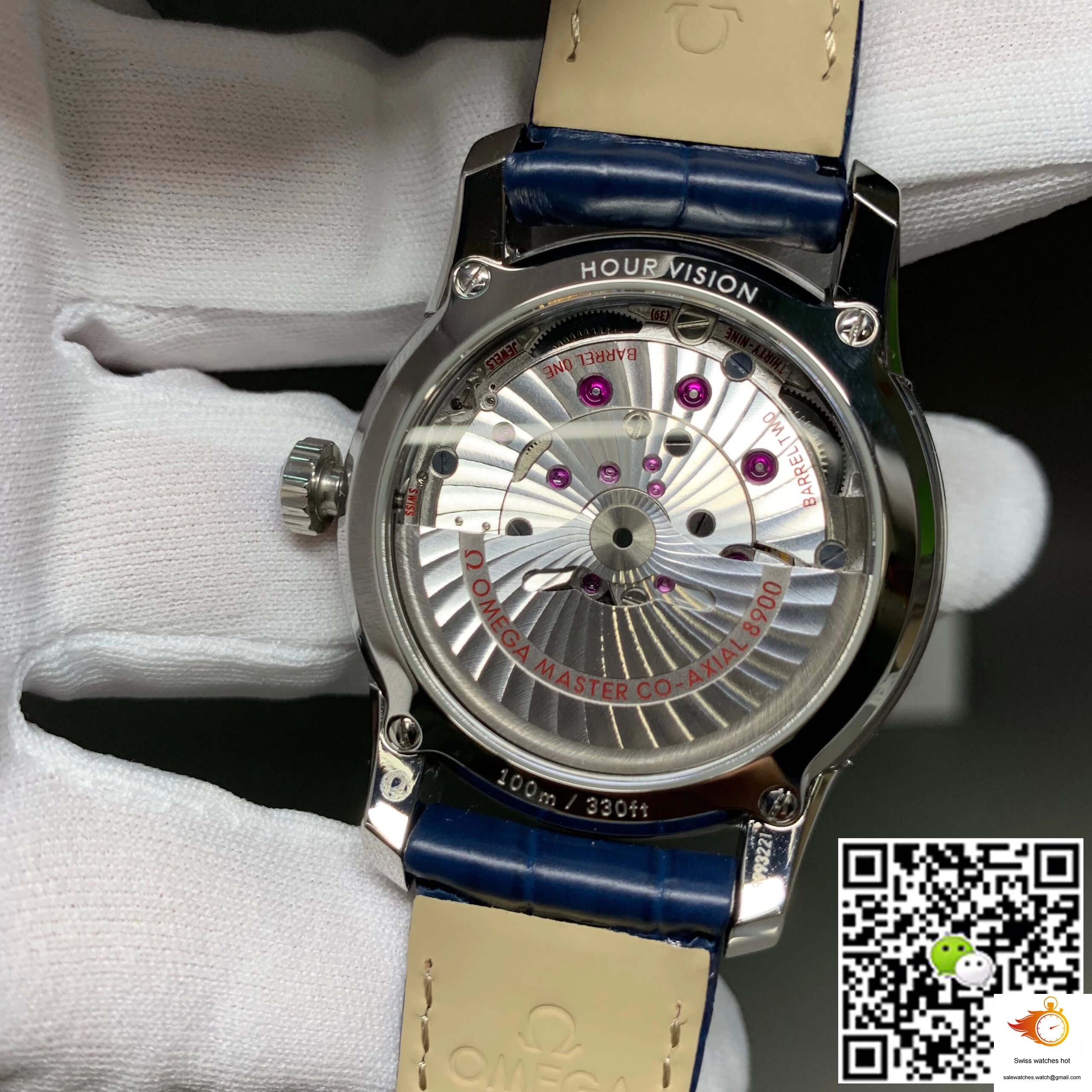 Omega De Ville 433.33.41.21.03.001 VS Factory Blue Dial 8 Omega De Ville 433.33.41.21.03.001 VS Factory Blue Dial 8
