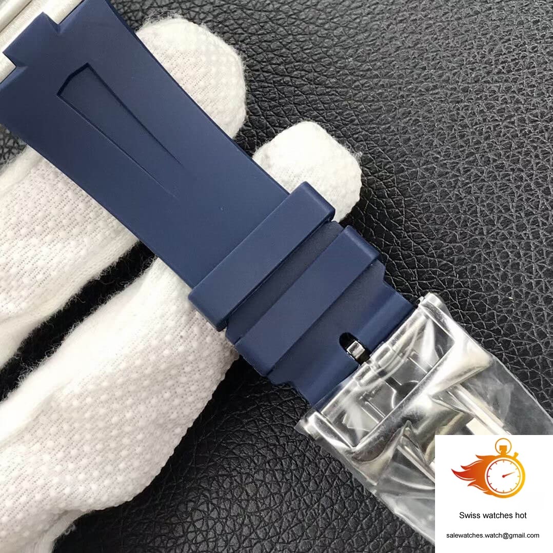 Vacheron Constantin Overseas 47040 8F Factory Blue Rubber Strap 8 Vacheron Constantin Overseas 47040 8F Factory Blue Rubber Strap 8