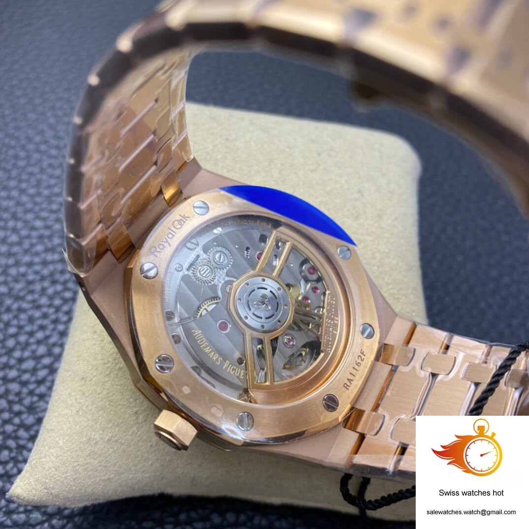 Audemars Piguet Royal Oak 15500OR.OO.1220OR.01 ZF Factory Rose Gold Version Black Dial 8 Audemars Piguet Royal Oak 15500OR.OO.1220OR.01 ZF Factory Rose Gold Version Black Dial 8