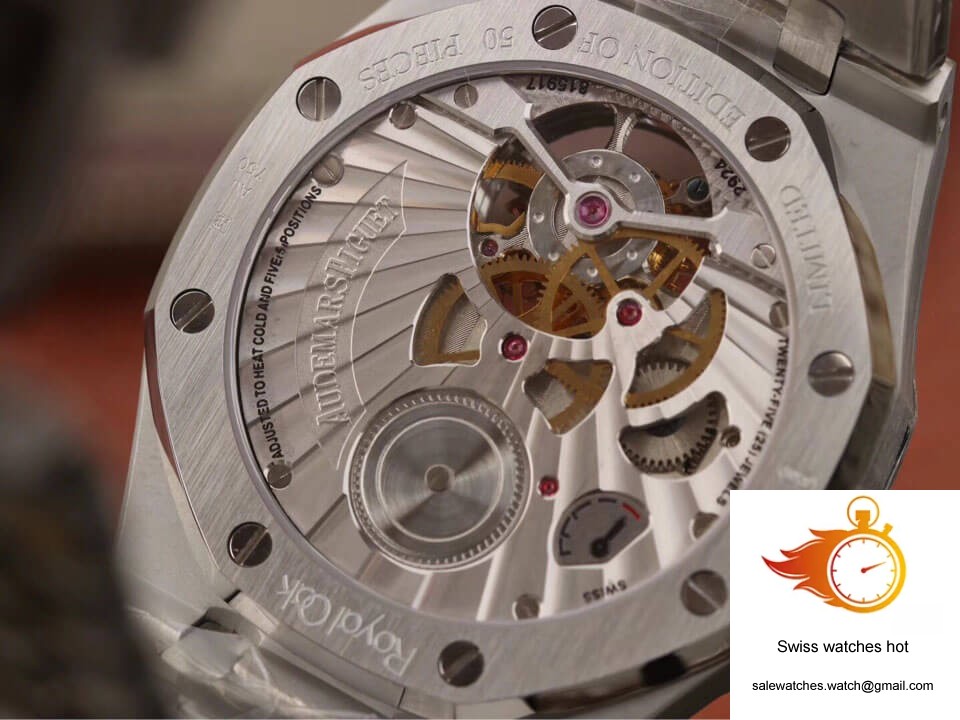 Audemars Piguet Royal Oak Tourbillon 26522ST.OO.1220ST.01 JF Factory Purple Dial 8 Audemars Piguet Royal Oak Tourbillon 26522ST.OO.1220ST.01 JF Factory Purple Dial 8
