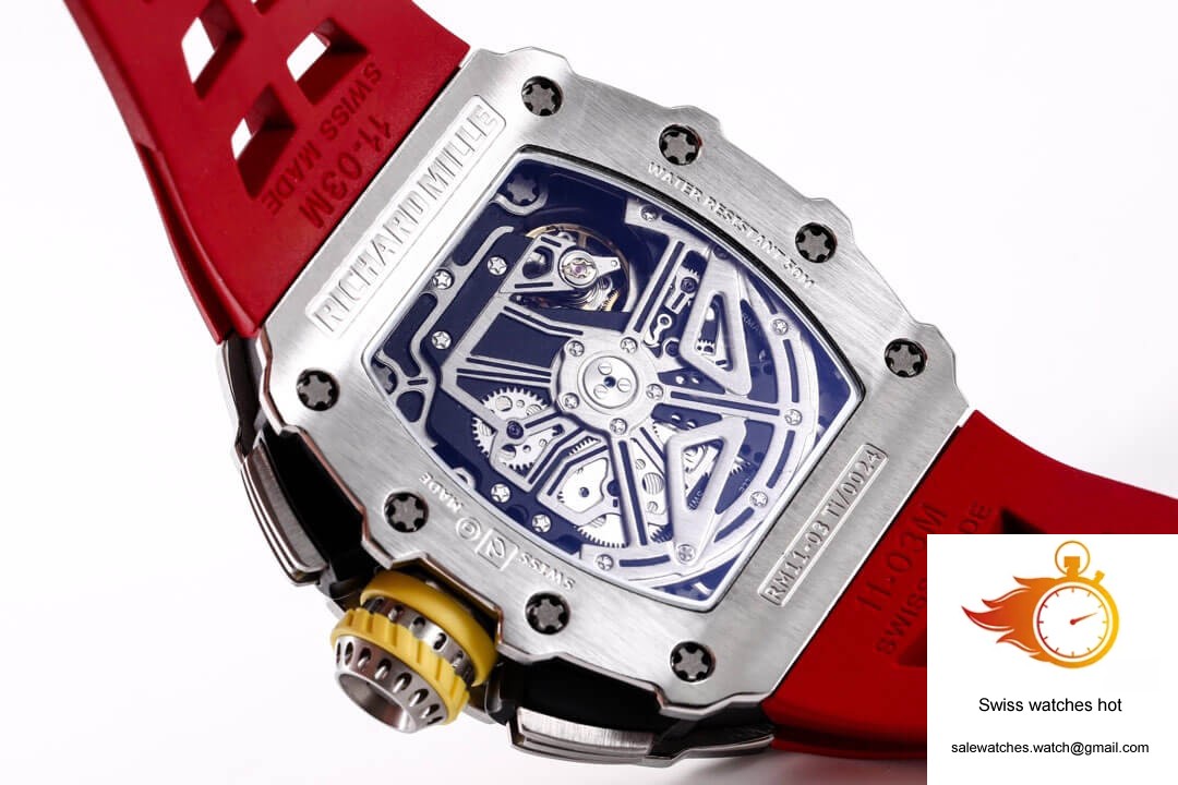 Richard Mille RM11-03RG KV Factory Titanium Red Strap 8 Richard Mille RM11-03RG KV Factory Titanium Red Strap 8