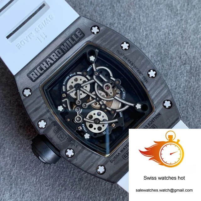 Richard Mille RM055 KV Factory V2 Carbon Fiber Skeleton Dial 8 Richard Mille RM055 KV Factory V2 Carbon Fiber Skeleton Dial 8