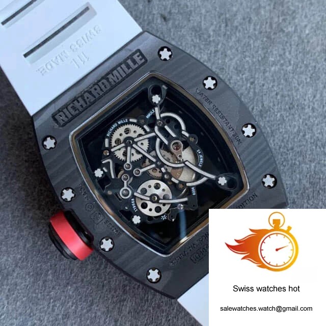 Richard Mille RM055 KV Factory V2 Carbon Fiber Black Case 8 Richard Mille RM055 KV Factory V2 Carbon Fiber Black Case 8