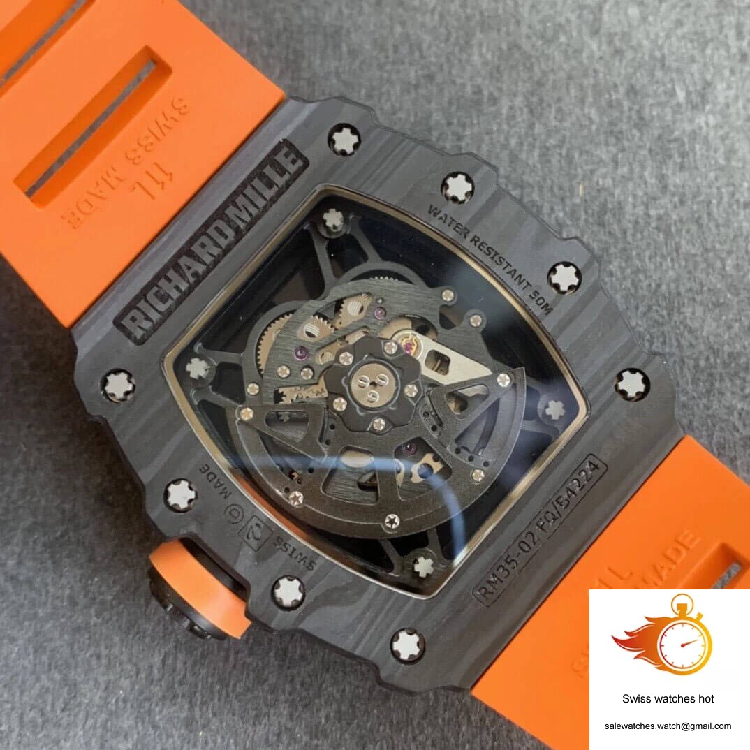Richard Mille RM35-02 Mens RM35-02 SWISS ETA Automatic Movement 50mmx42mmx16mm KV Factory 8 Richard Mille RM35-02 Mens RM35-02 SWISS ETA Automatic Movement 50mmx42mmx16mm KV Factory 8