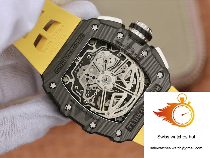 Richard Mille RM11-03 KV Factory Carbon Fiber Case 8 Richard Mille RM11-03 KV Factory Carbon Fiber Case 8