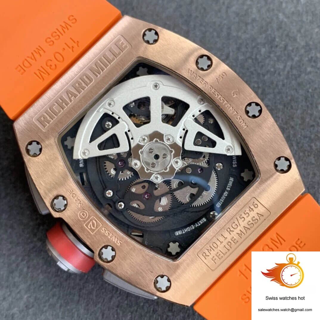 Richard Mille RM011 KV Factory Rose Gold 8 Richard Mille RM011 KV Factory Rose Gold 8